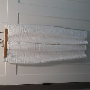 Worthington White Linen Slacks Sz 10